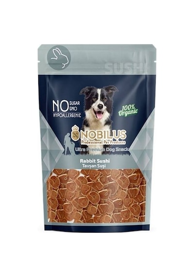 Nobılus Tavşan Etli Suşi Köpek Ödül Maması 80gr