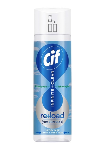 Infinite Clean Doğal Probiyotikli Yedek Şişe Tüm Yüzeyler İçin Lotus & Deniz Tuzu 280 Ml 0
