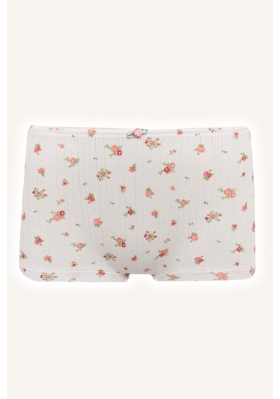 Defacto Çiçekli Bağcıklı Pamuklu Boxer G2630ax26spbr103 Pembe-br103