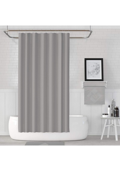 Jackline Banyo Duş Perdesi 0010 Gri Tek Kanat 1x120x200