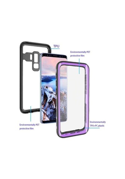 Ceponya Samsung Uyumlu Galaxy S9 Plus Kilif 1-1 Su Geçirmez Kilif 536459833