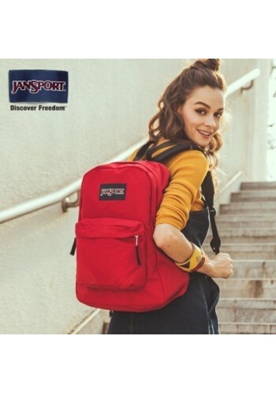 Jansport Superbreak Red Tape T5015xp Sırt Çantası Çok Renkli