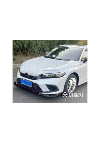 Kit Garaj Honda Civic Fe 2022 3 Parça Ön Lip Plastik 2022+ Boyalı