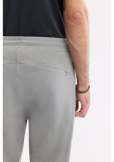Avva Erkek Gri Beli Lastikli Bağcıklı Soft Touch Regular Fit Eşofman Altı A51y3402