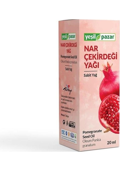 Yeşil Pazar Nar Çekirdeği Yağı 20 ML