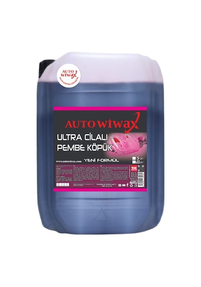Auto Wiwax 20lt Ultra Cilalı Pembe Köpük