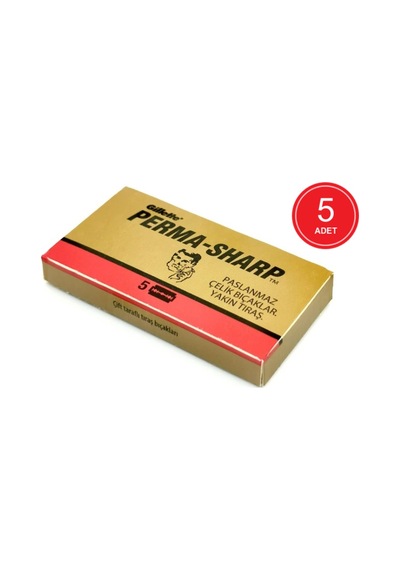 Gillette Permasharp Jilet 5 x 5'li