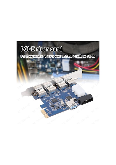 7 Bağlantı Noktalı USB 3.0 PCI Express Genişletme Kartı