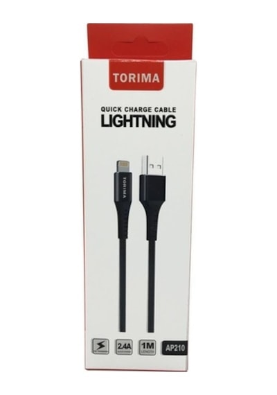 Torima 2.4A Apple iPhone Uyumlu Lightning 2.4 A Halat Şarj Ve Data Kablosu