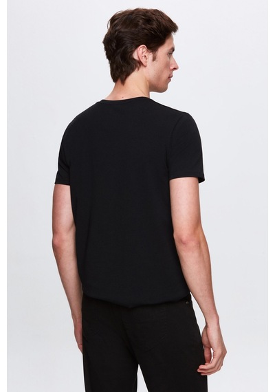 D's Damat Slim Fit Siyah Düz D's Damat Logo Baskılı Strech Pamuklu T-shirt 2ec148551753m Siyah D's Damat Slim Fit Siyah Düz D's Damat Logo Baskılı Strech Pamuklu T-shirt 2ec148551753m Siyah