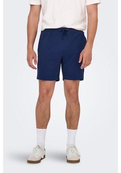 Only & Sons Onskıan Pamuklu Regular Fit Normal Bel Short Erkek Short 22029752 Lacivert