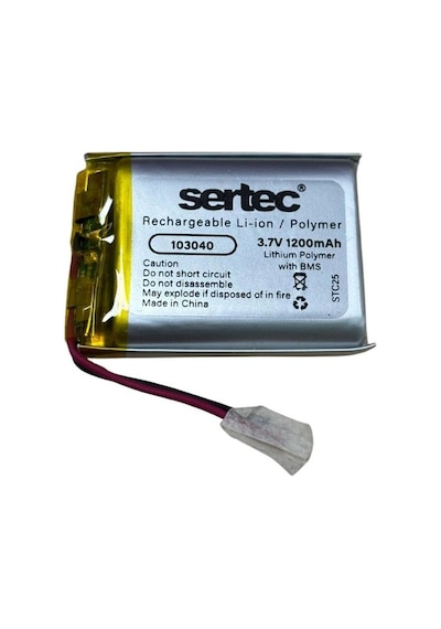 Tedar Sertec 103040 3.7v 1200mah Li-polymer Pil Devreli/1.5a Najmaddin