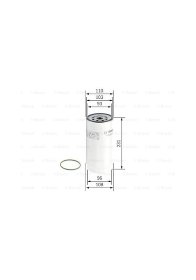 Yakit Filtresi ( Daf : Mercedes Benz : ) - Bos-f026402038