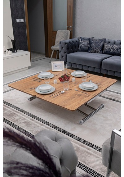 Juppo Üst Tabla Mdf Efesçam Oval Köşe Alt Krom İçe K
