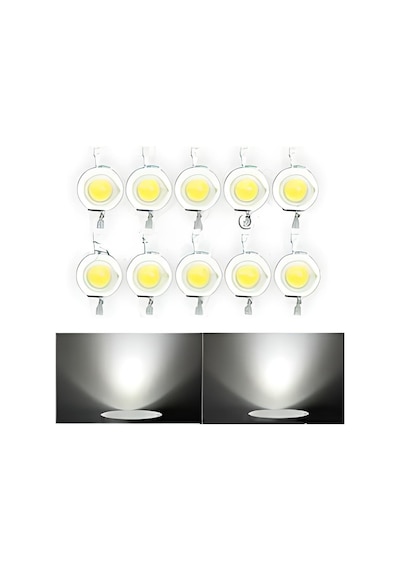 1 Watt Power Led Beyaz 10 Adet