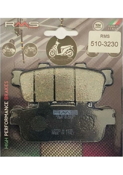 Sym Joyride 200i Evo Arka Fren Balata Rms Made İn İtaly