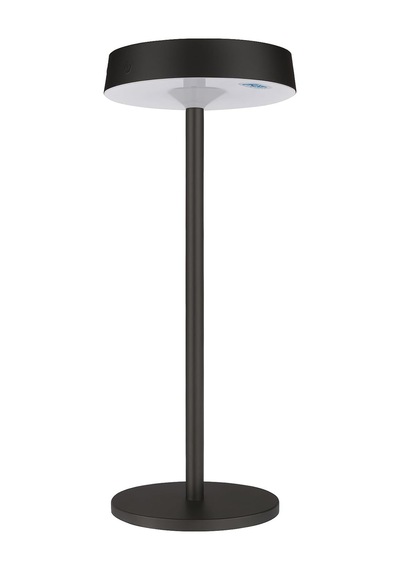 Dubai Solar Şarjlı Masa Lambası 3 Kademeli Dimmer, Dokunmatik, Type-c Usb, Güneş Enerjili, Siyah Metal Gövde,