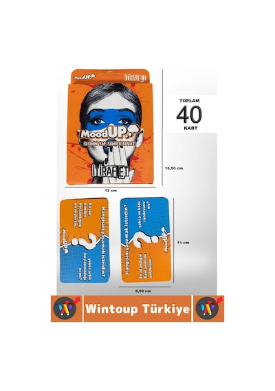 Eğlenceli Vakit Geçirme Bol Kahkaha Arkadaş Grubu Yetişkin Soru Görev Oyunu 40 Kart-moodup İtiraf Et