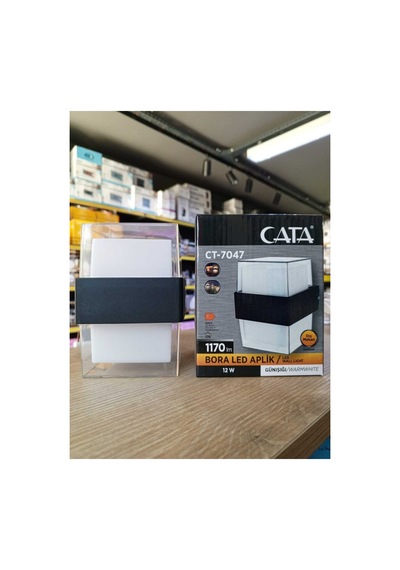 Astec Ct-7047 Çift Yönlü Prizma Bora Led Aplik 10w Gün Işığı 3200k Iç Mekan Ve Dış Mekan Siyah