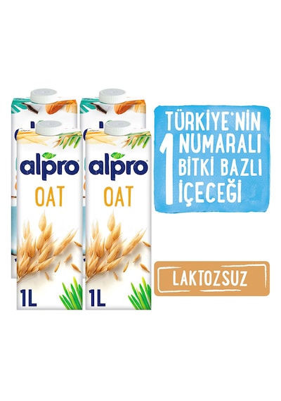 Alpro Hindistan Cevizi Badem & Yulaf Sütü 4'lü