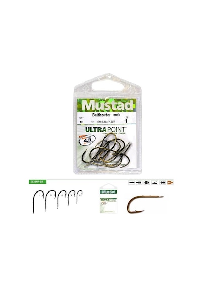 Mustad Olta Iğnesi 5933 Npbr 10 Lu Bronz No:4