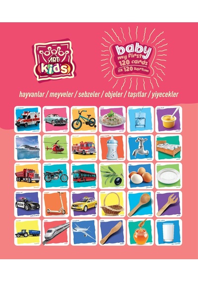 Art Kids Baby Ilk Eğitici Kartlarım
