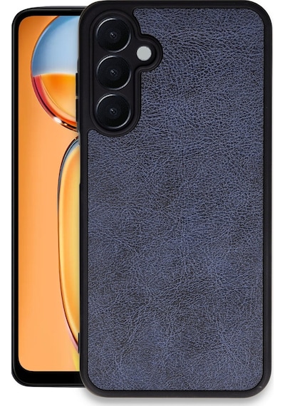 Samsung Galaxy A05s Uyumlu Kılıf Aras Deri Kapak - Lacivert