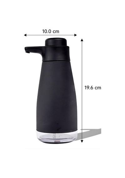 Demy Haus Sense Touch Manuel Pompalı Sıvı Sabunluk / Paslanmaz Çelik / 450ml Şeffaf Seviye Bölmesi / Parmak İzi B Diğer