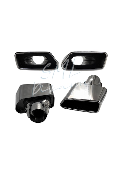 Bmw F10 Gt550 Kare Egzoz Ucu Takımı F10 Egzos F10 Egsoz Başlığı