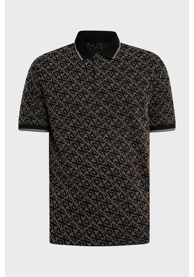 Armani Exchange Erkek Polo Yaka T Shirt Xm001883 Af10356 Fc196 Siyah Siyah