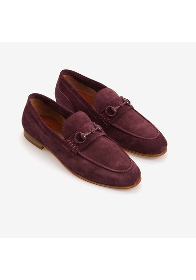 Andrea Giovanni Erkek Loafer Ayakkabı 24159 Rio Red Sued
