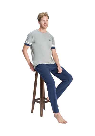 Over Sleep By Poleren Over Sleep 2328 Erkek Likralı Süprem Yazlık Takım M-l-xl-2xl Haki