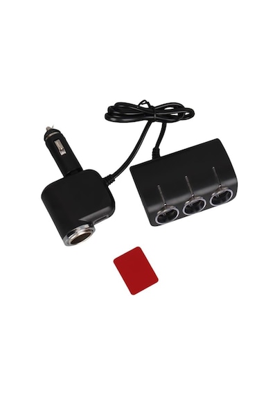 Olesson 1528 12-24v Tek Usb Girişli 120w 80cm Kablolu 3'lü Araç Çakmak Çoklayıcı