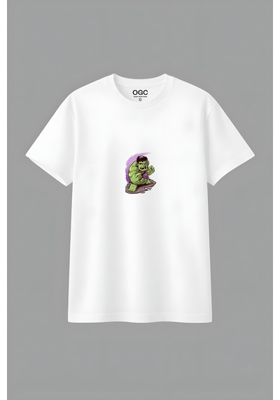 Ogc Hulk Unısex T-shırt Beyaz