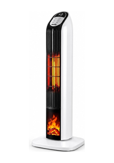 Kumandalı Sıcak Dik Ptc Seramik Fanlı Isıtıcı Led Kontrol Ekran - Devrilme Emniyet 2000w Ms-240 5705
