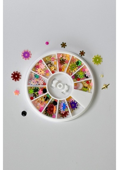 Tırnak Süsleme Taşı - Yüz Süsleme Taşı - Nail Art Süs Taşı - Nail Art Charm Çarm Yp152-7