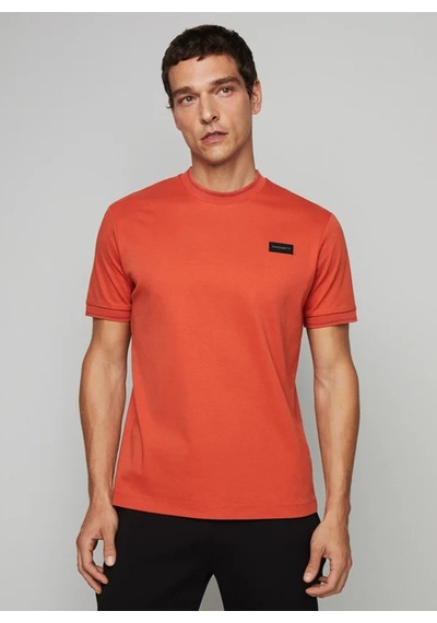 Hackett Turuncu Erkek %100 Pamuk Slim Fit T-shirt Hm500782