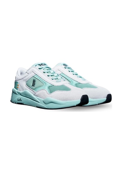 Bathu 10/43 Erkek Deri Sneaker - Pastel Yeşil Yeşil