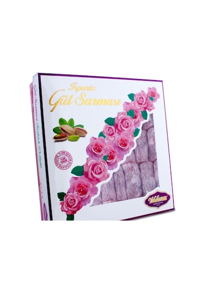 Yıldırım Şekerleme Gül Yapraklı Antep Fıstıklı Gül Sarması 250 G