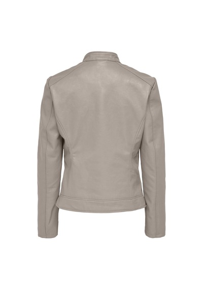 Jdy Kunstlederjacke Jdyemıly Suni Deri Ceket Otw Noos Chateau Gray