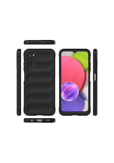 Galaxy A03s Kılıf Optimum Silikon - Siyah