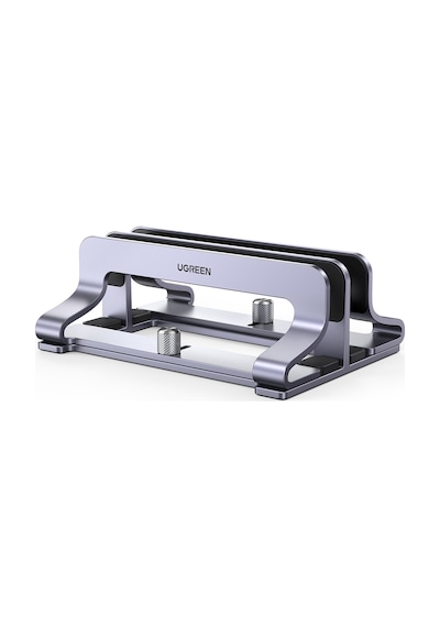 Ugreen Alüminyum Çift Yuvalı Notebook Apple Uyumlu MacBook Dikey Masaüstü Standı, 60643