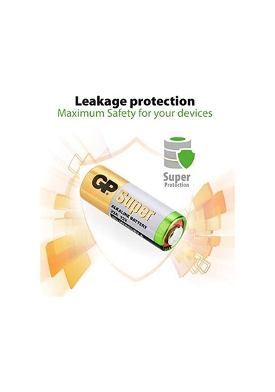 Gp Batteries Gp23a Süper Alkalin 23a/mn21/v23ga Boy Pil, 12 Volt, 5&apos Li Kart, Bakır/beyaz/yeşil