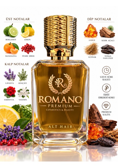 Alt Haır 50 Ml Kalıcı Parfüm Yüksek Esans Unisex Kullanım Çiçek - Odunsu