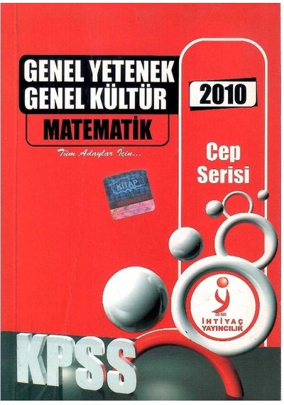 İhtiyaç Yayınları - Genel Yetenek Genel Kültür Matematik Kpss Cep Kitapçığı