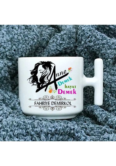 Anne Tasarımlı Latte Fincanı