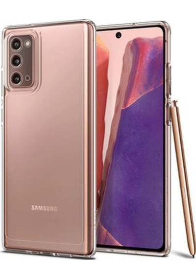 Samsung Galaxy Note 20 İle Uyumlu Kılıf Şeffaf Kamera Korumalı Esnek Silikon Telefon Kılıfı Kapak