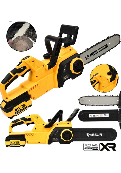 Assur Asr785 21v Çift Akü Testere Sarı
