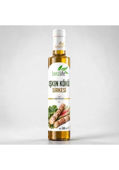 Beralife Işkın Kökü Sirkesi Doğal Fermente 500 Ml