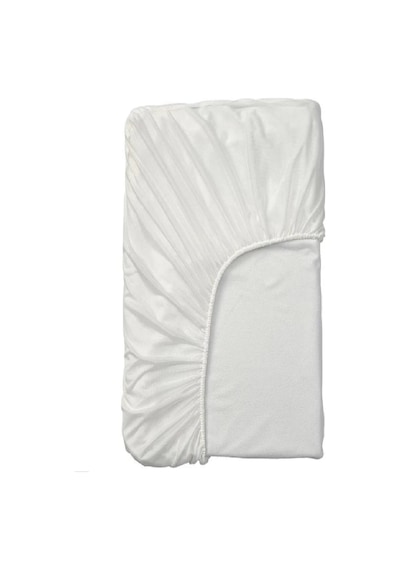 Bebesi Fitted Tek Kişilik Alez 100x200+30 Cm Sıvı Geçirmez Micro Kumaş Beyaz